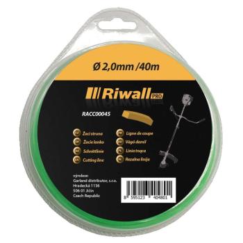 Riwall PRO Damil 2 mm, hossz 40m, szögletes  kép