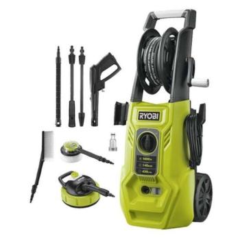 Ryobi 1800W magasnyomású mosó 140bar, adapterekkel+terasztisztító... kép