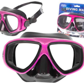 Snorkel Mask Googles úszószemüveg Fekete/Rózsaszín kép