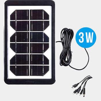 Solar Panel 3W CcLamp CL-630 USB kábelekkel kép