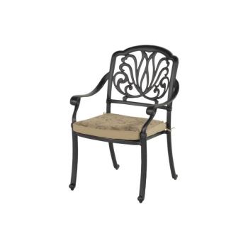 Sötétszürke fém kerti szék Amalfi – Hartman kép