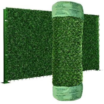 Sövény Kerítés 1,5 X 5 m Exkluzív Zöld Dekorszállas Ellenálló Bel... kép