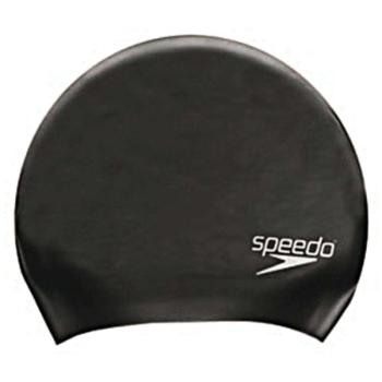 Speedo Long Hair Cap szilikon úszósapka hosszú hajra, sötétszürke kép