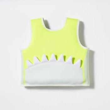 Sunnylife Úszómellény Neon sárga cápás - 35 x 37 cm kép