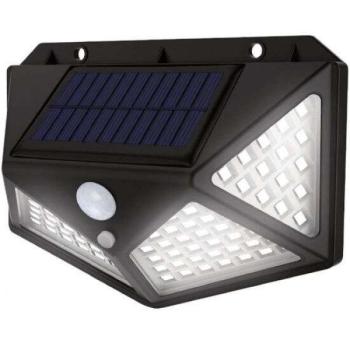 Szolár fali lámpa, LED, mozgásérzékelő, 13x5x9,5 cm kép