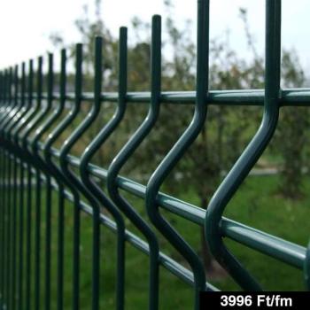 Táblás kerítés 3D 1,73 x 2,5 m vastagság 4 mm zöld K-173-GREEN kép