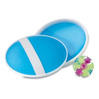 Tapadókorongos labdajáték strandjáték kék kép
