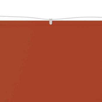 Terrakotta oxford-szövet függőleges napellenző 100 x 1000 cm kép