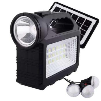Többfunkciós LED Lámpa Cclamp GD-101 Napelemmel, 3 Izzóval, Power Bank kép