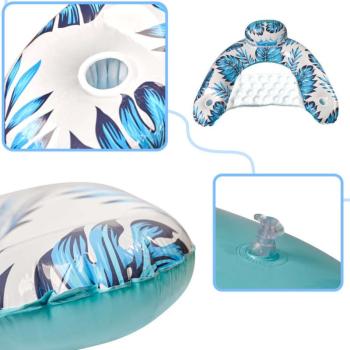 Úszó szék nyugágy függőágy víz kék kép