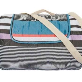 Utazó piknik takaró, vízálló, mikroszálas, Somnart, Stripes model... kép