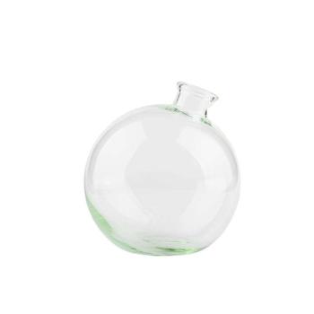 Üveg gömb váza, dekorációs kiegészítő, 1 literes, zöld kép
