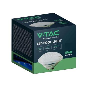 V-TAC PAR56 18W LED medencevilágítás, IP68, hideg fehér, 110 Lm/W... kép