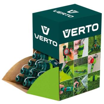 Verto 15G740-30 csapcsatlakozó 1/2- 3/4, 30db, Zöld kép