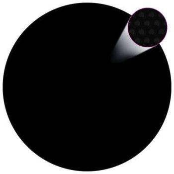 vidaXL fekete polietilén medencetakaró 250 cm kép