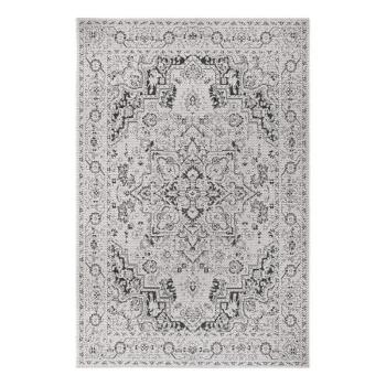 Vienna fekete-bézs kültéri szőnyeg, 120x170 cm - Ragami kép