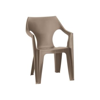 Világosbarna műanyag kerti szék Dante – Keter kép