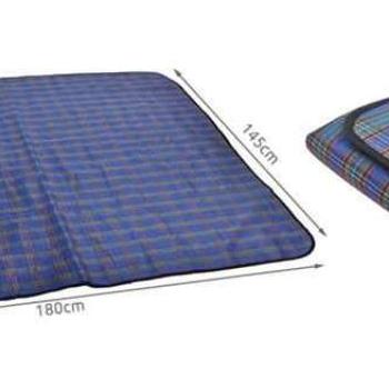 Vízálló piknik szőnyeg - kék kép