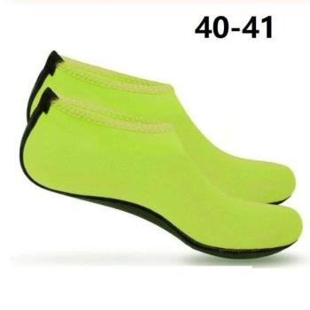 Vizicipő, tengeri cipő, úszócipő, fürdő cipő - 40-41 Neonzöld kép