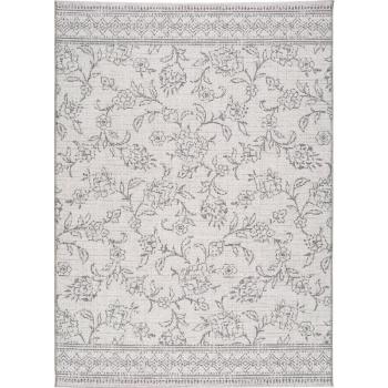 Weave Floral szürke kültéri szőnyeg, 77 x 150 cm - Universal kép