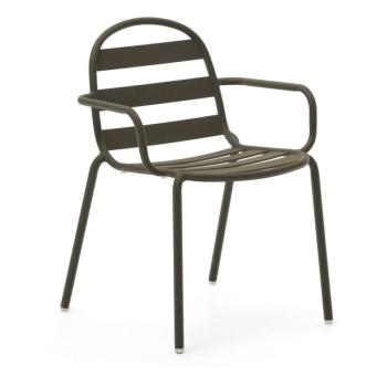 Zöld fém kerti szék Joncols – Kave Home kép